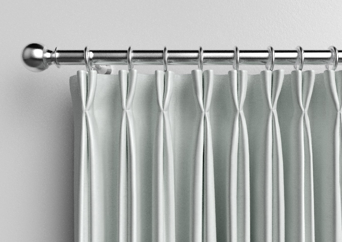 Shima Faux Silk, Silver - Made to Measure Curtains - Image 10